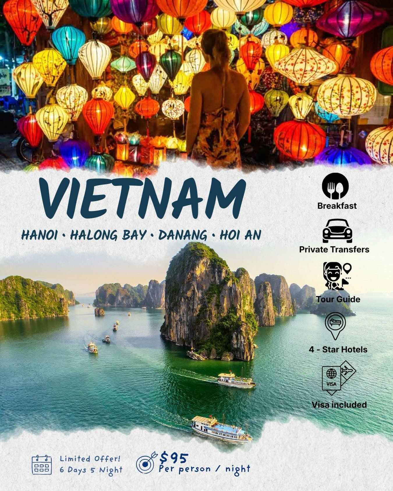 flipflop_traveler Facebook ad: Discover the magic of Vietnam