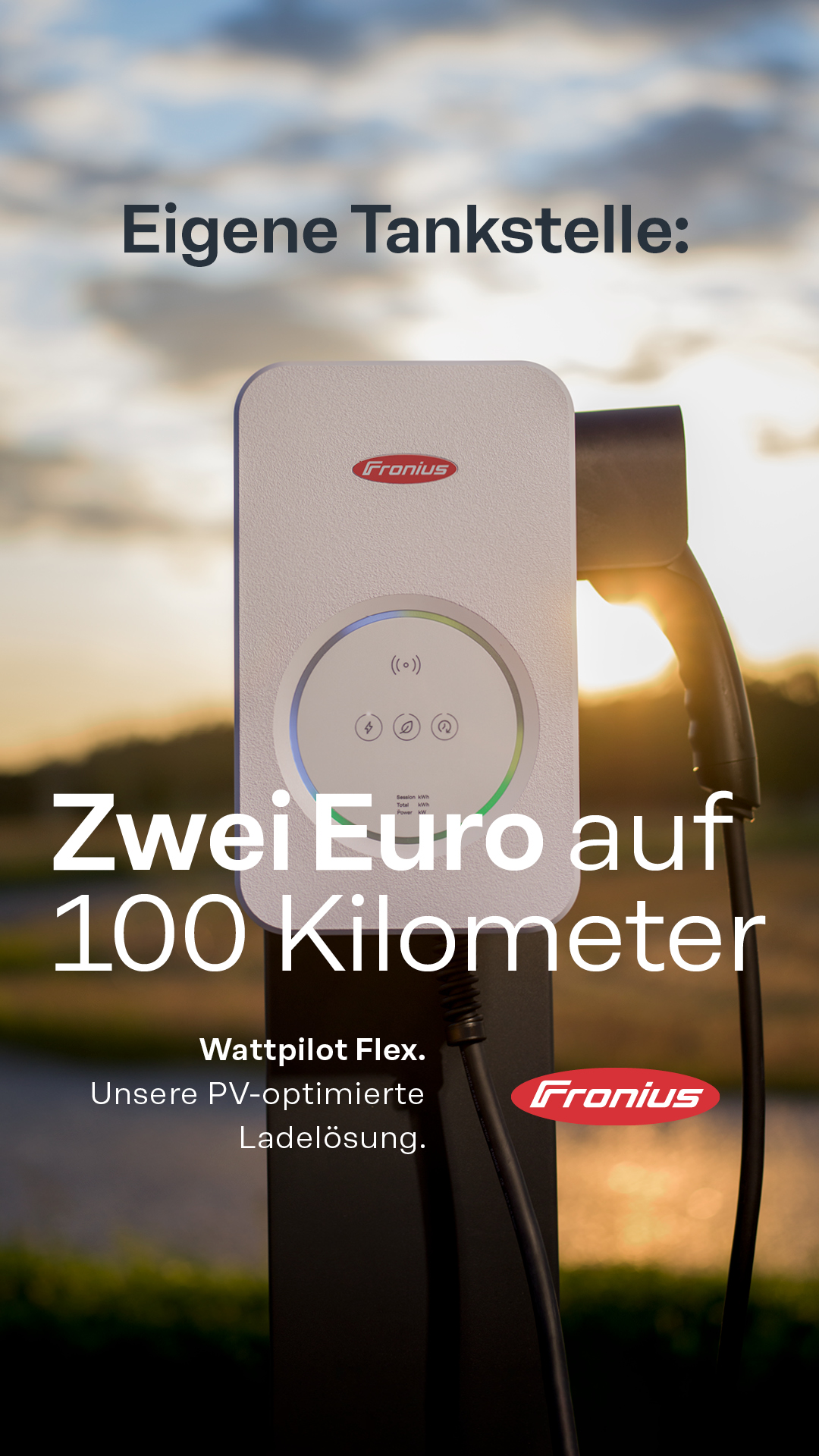 Fronius Solar & Energy Facebook ad: Fronius Wattpilot Flex - unsere PV-optimierte Ladelösung