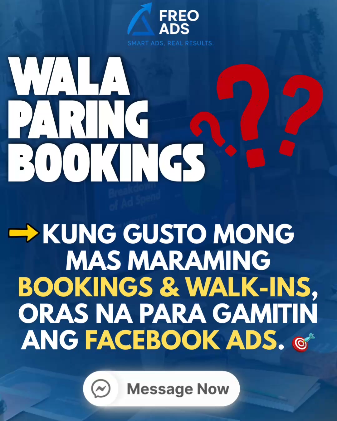 Freo - Ads Specialist Facebook ad: WALA PA RING BOOKING?