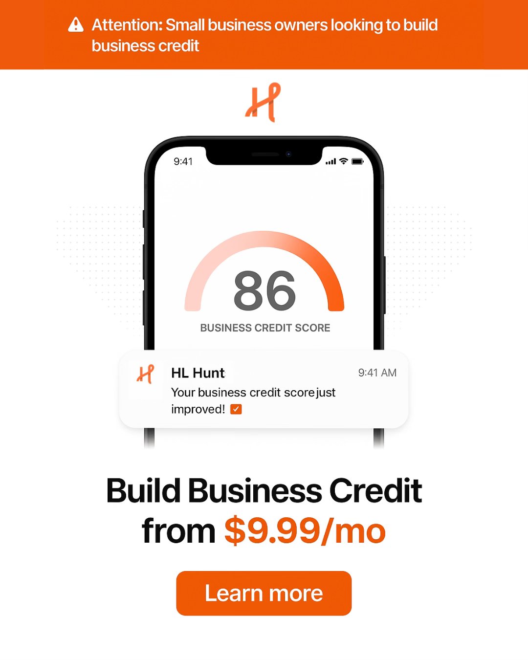 HL Hunt Financial Facebook ad