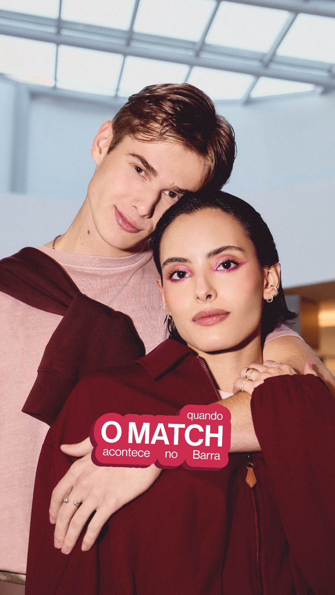 BarraShoppingSul Facebook ad: Quando o match acontece, acontece no Barra