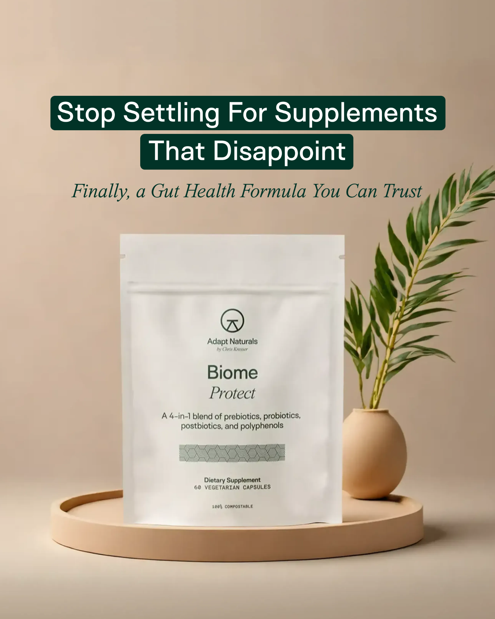 Adapt Naturals Facebook ad