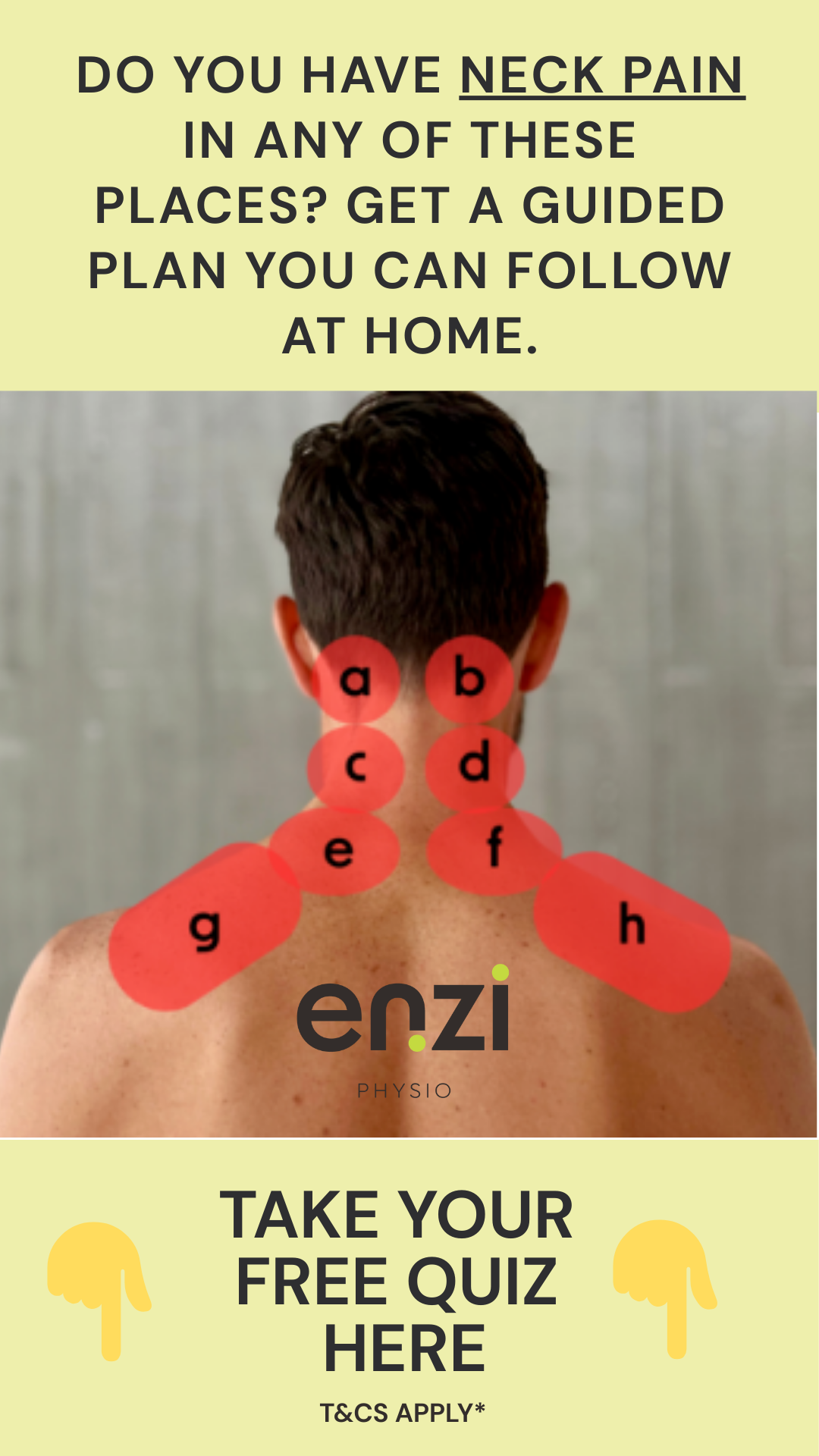 Enzi Physio Facebook ad from Dec 18, 2025