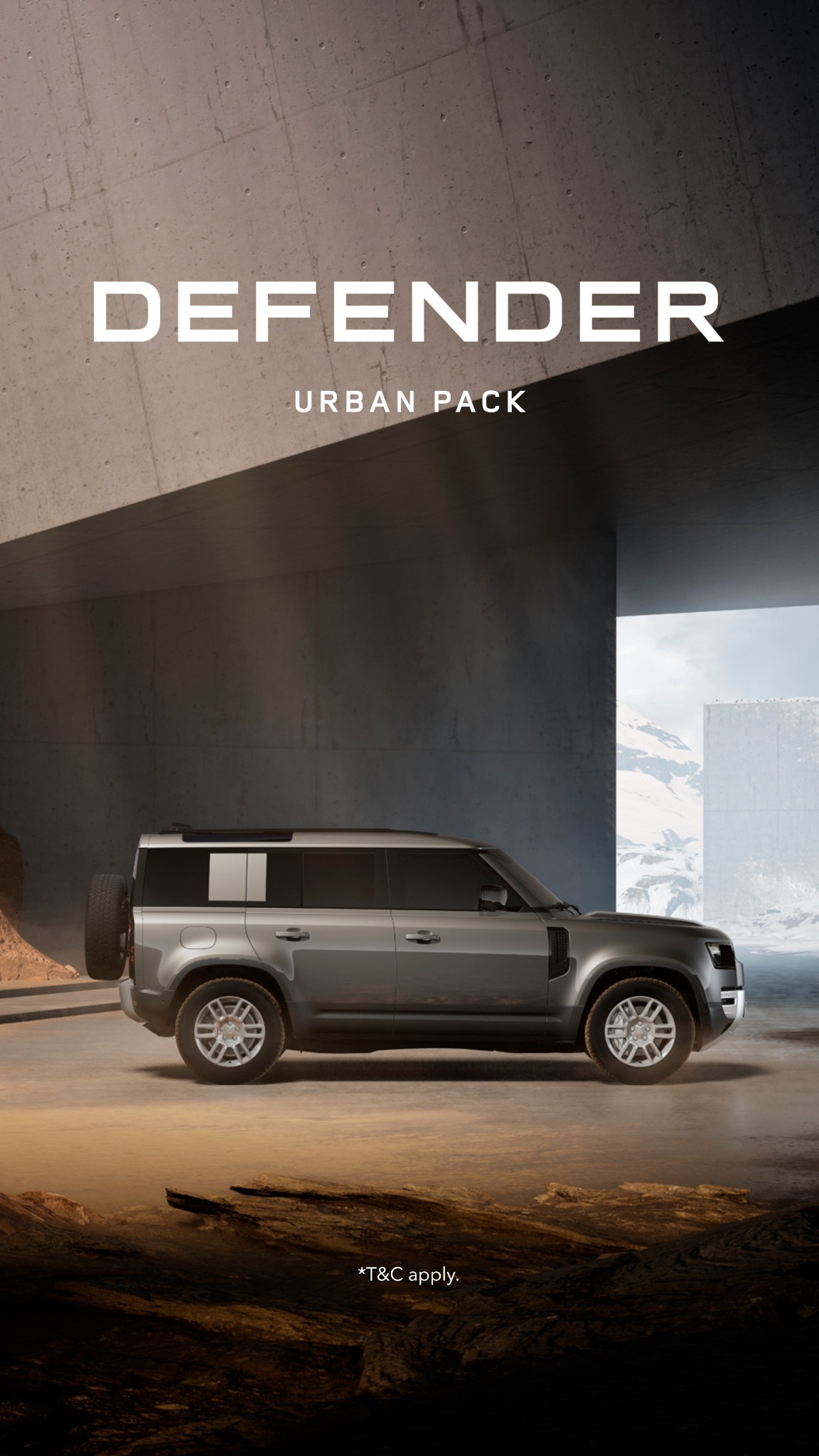 Defender Facebook ad: The biggest of adventures require the toughest of…
