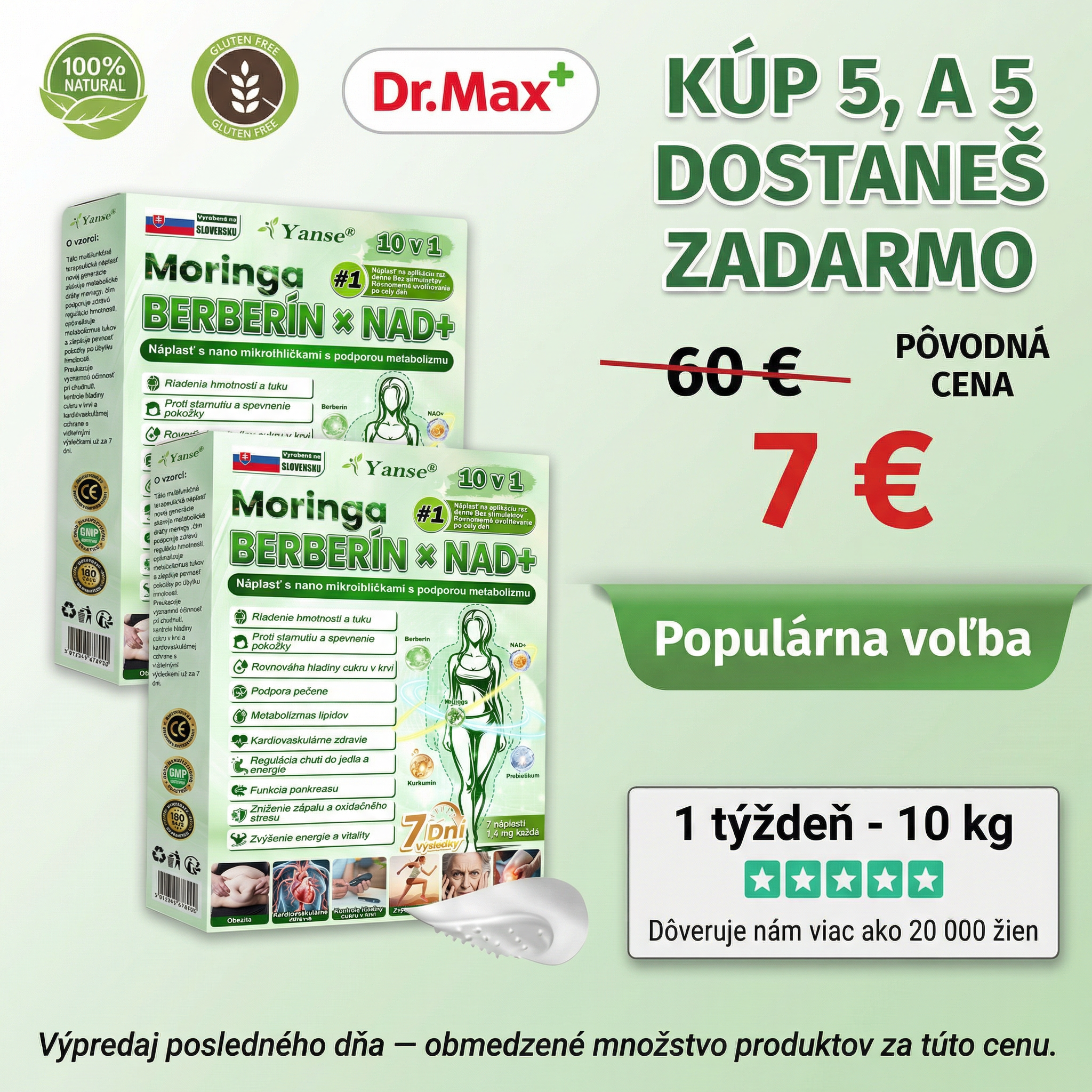 Transform With Health Facebook ad: Vyrobené na Slovensku, Záruka kvality Rýchle doručenie…
