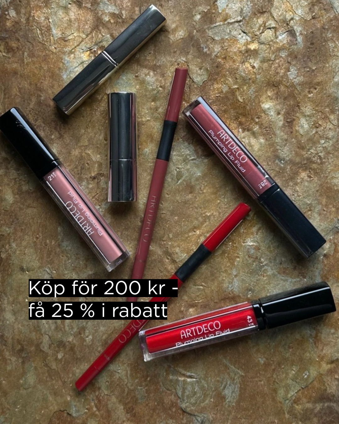 ARTDECO cosmetics Facebook ad: Köp för 200 kr och få 25% i…