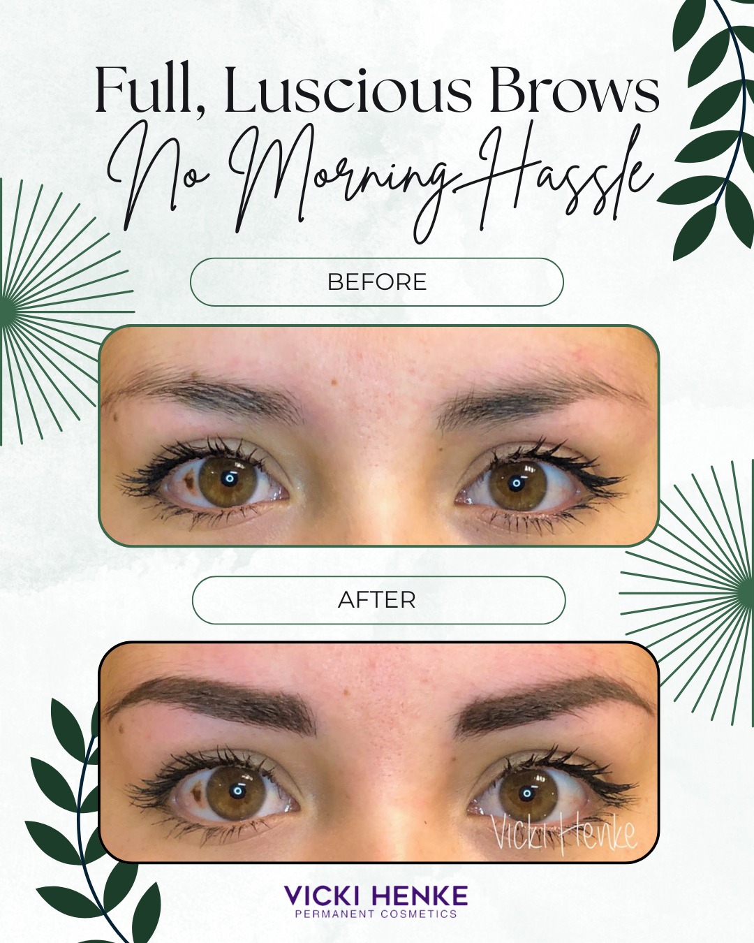 Microblading and Permanent Cosmetics by Vicki Henke Facebook ad
