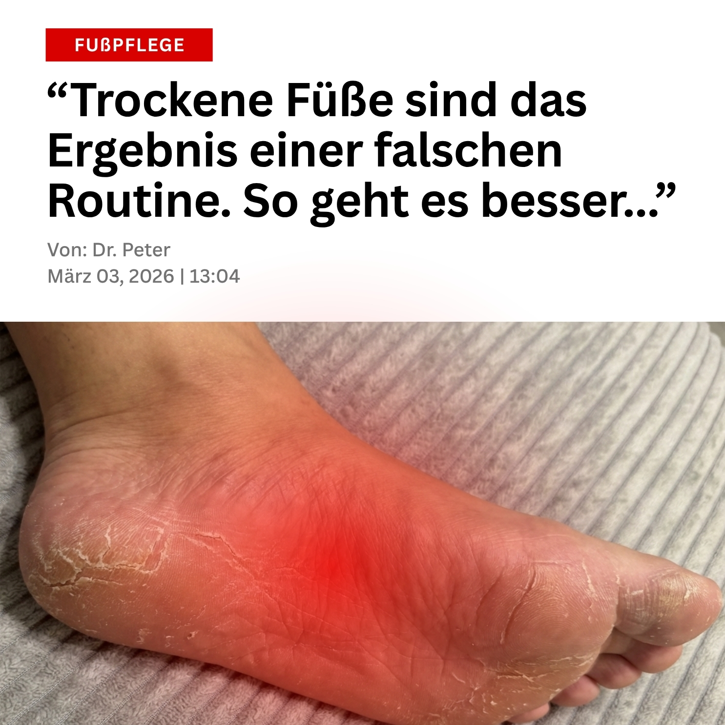 Gesunde Woche Facebook ad: Arzt entdeckt nach 24 Jahren das wahre Problem hinter…