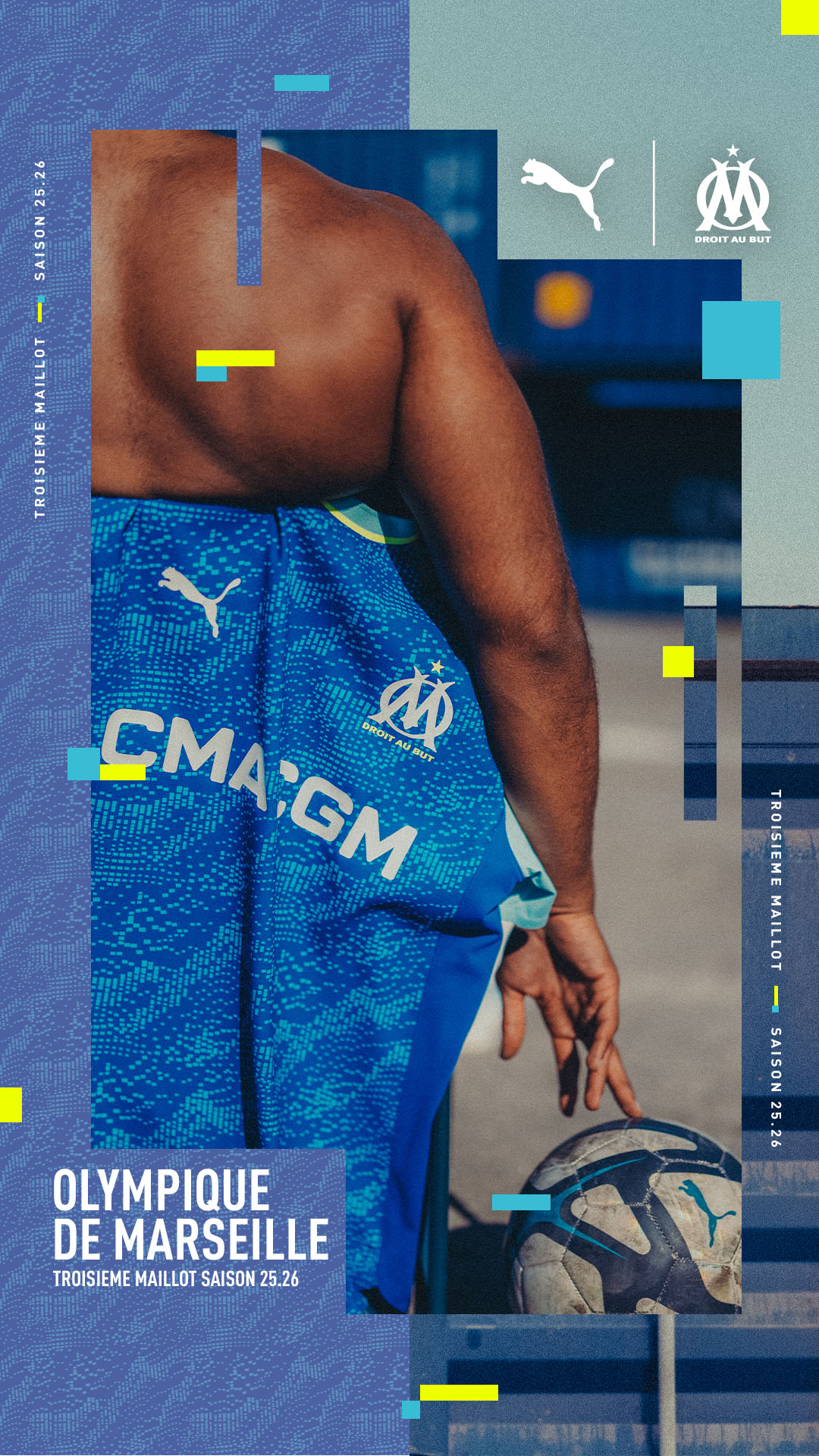 Olympique de Marseille Facebook ad from Feb 16, 2026