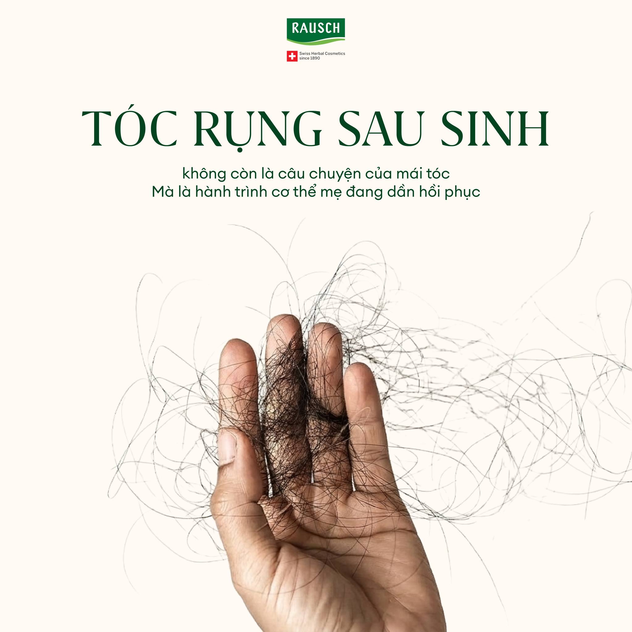 Rausch Vietnam Facebook ad: TÓC RỤNG SAU SINH KHÔNG CHỈ LÀ CÂU…