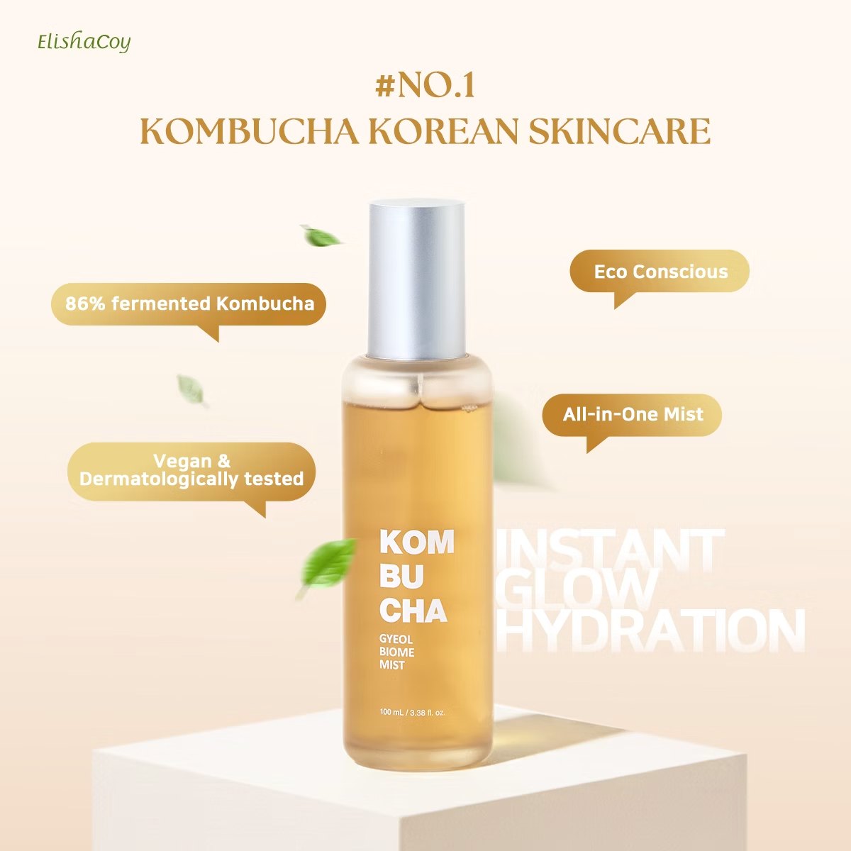 ElishaCoy Indonesia Facebook ad: Instant Glow Hydration