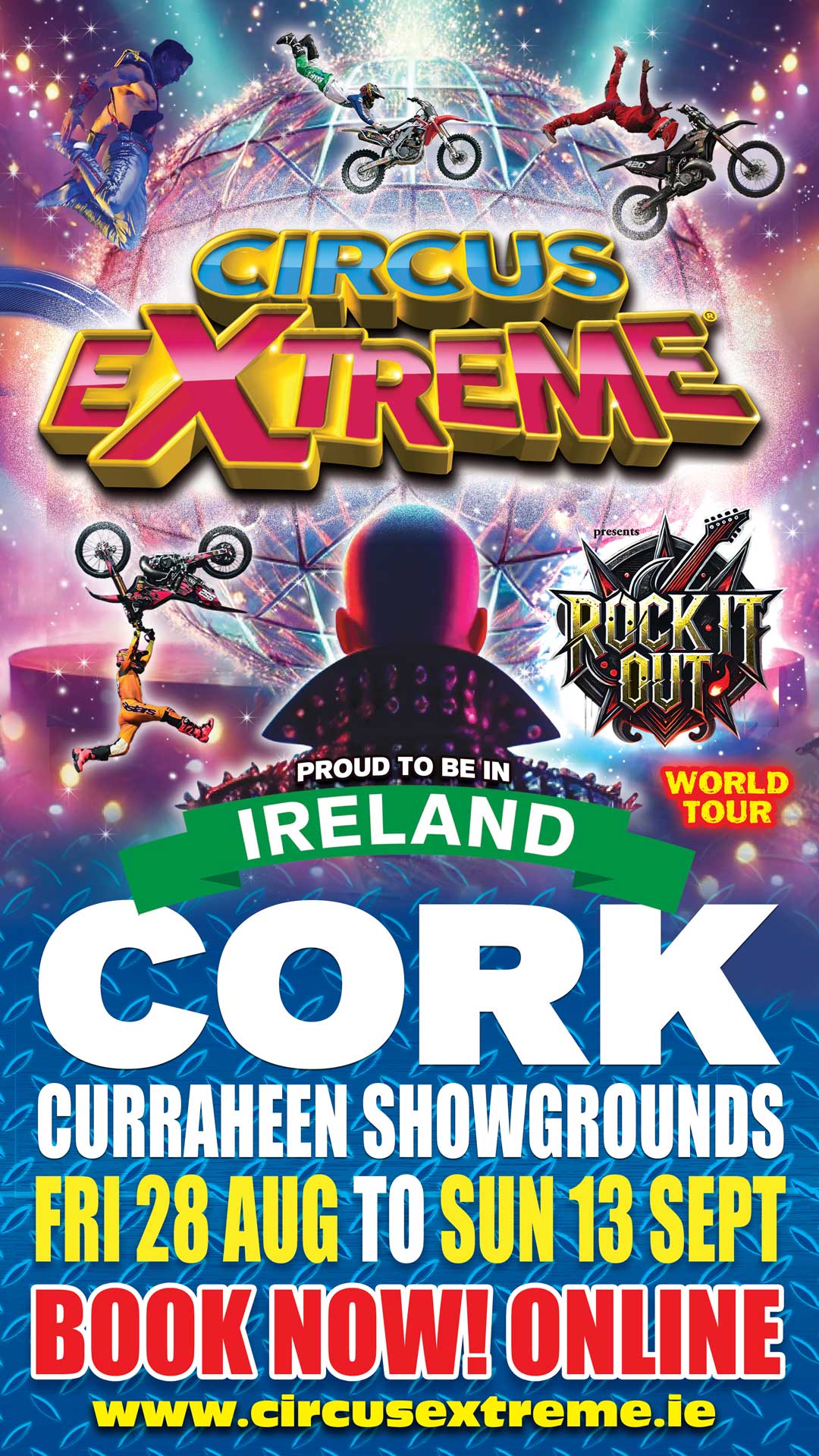 Circus Extreme Facebook ad: Seats From Only €10
