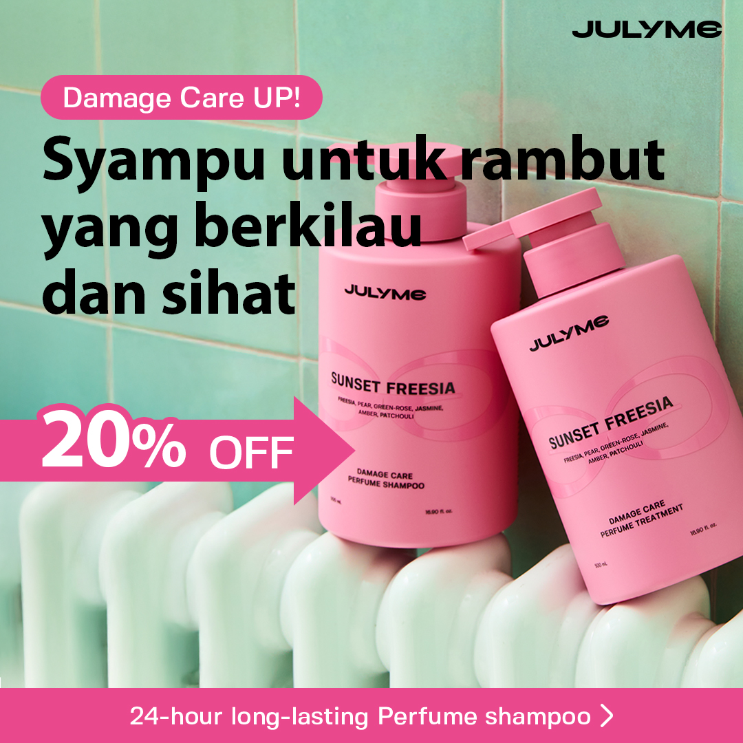 JULYME_Global Facebook ad: Syampu No.1 untuk rambut berkilau