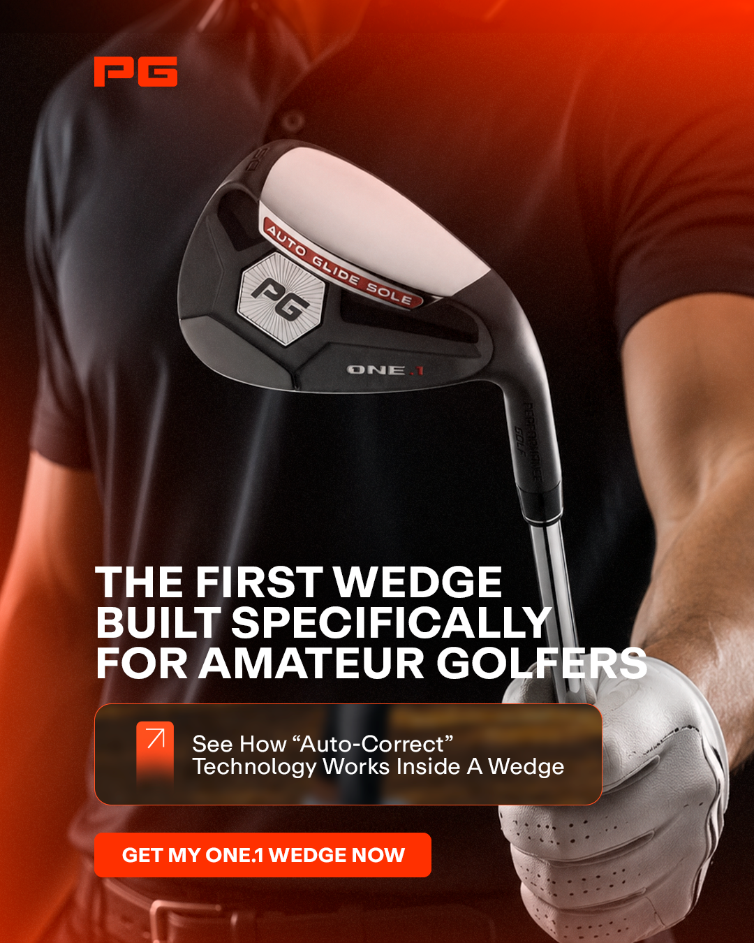 Performance Golf Facebook ad