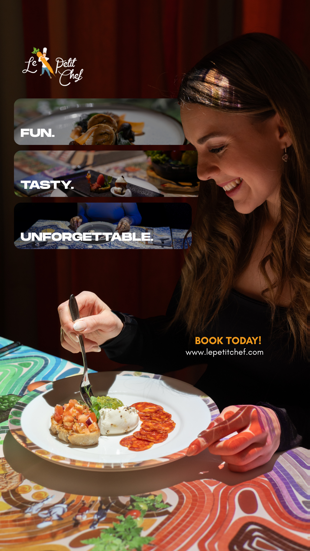 Le Petit Chef Facebook ad