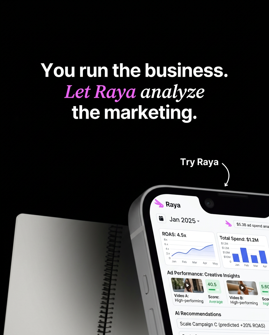 Northstar lab Facebook ad: Say hi to Raya