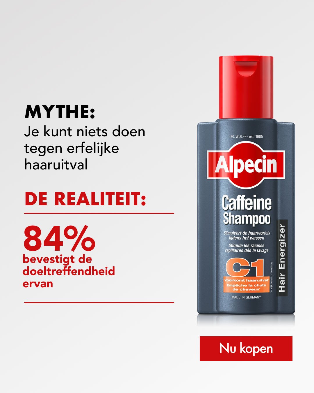 Alpecin Facebook ad