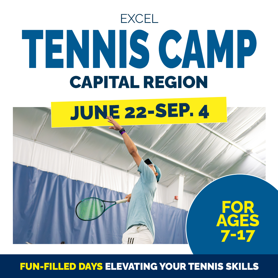 Sportime Capital Region Facebook ad: The Premier Summer Tennis Camp
