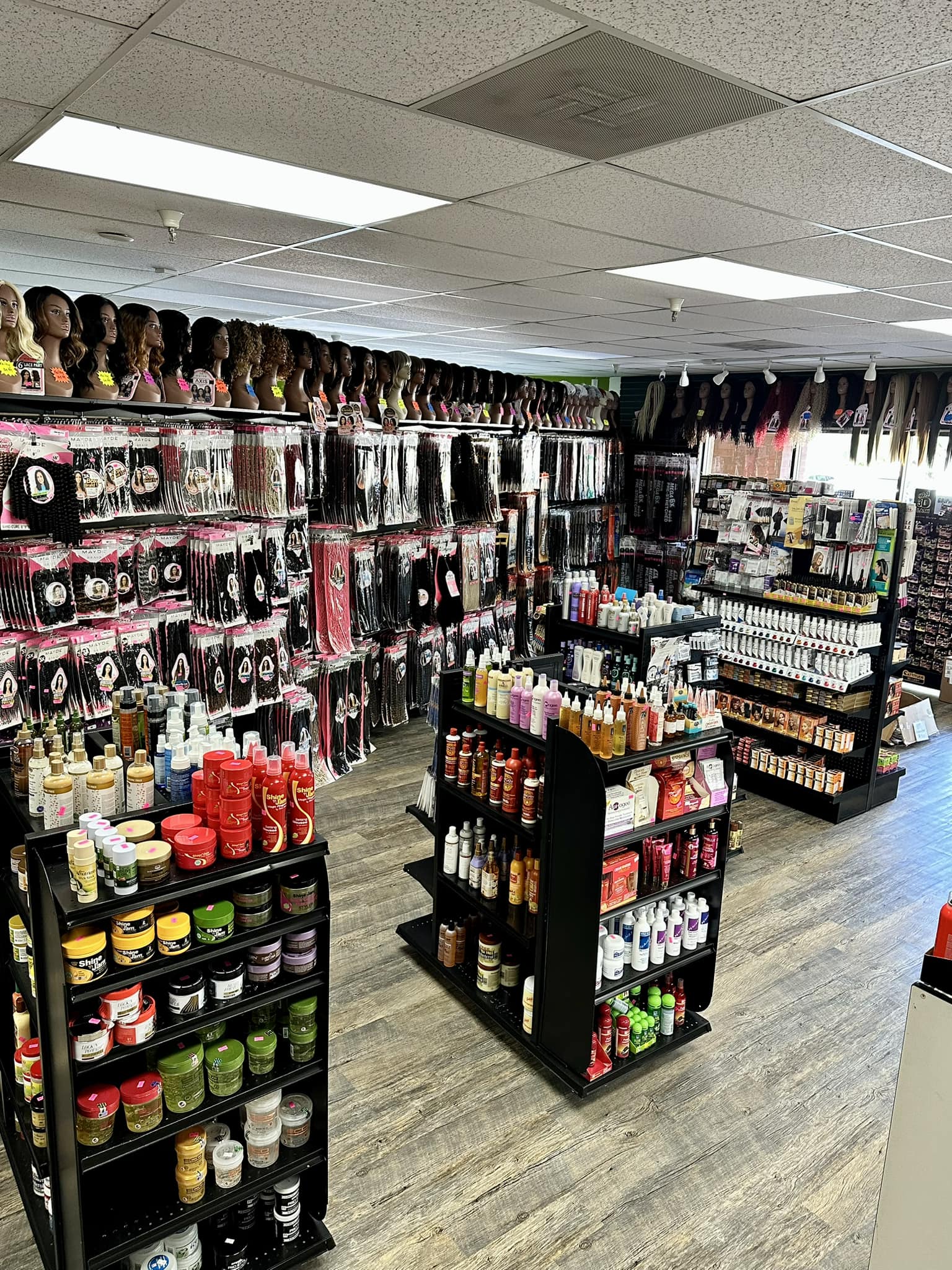 Gilbert Beauty Supply Facebook ad: Hey All! Come see us for braiding hair…