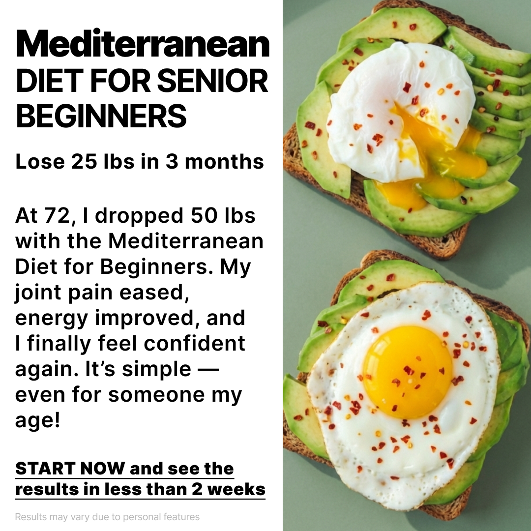 Mediterranean Diet for Beginners Facebook ad: It Only Takes 2 Weeks to Make a Difference