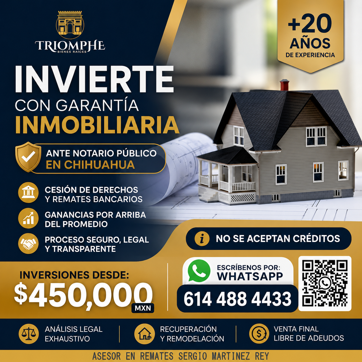 Sergio Martinez/Broker en Remates Facebook ad: Remates bancarios e Inversiones en Flipping y Pooling…