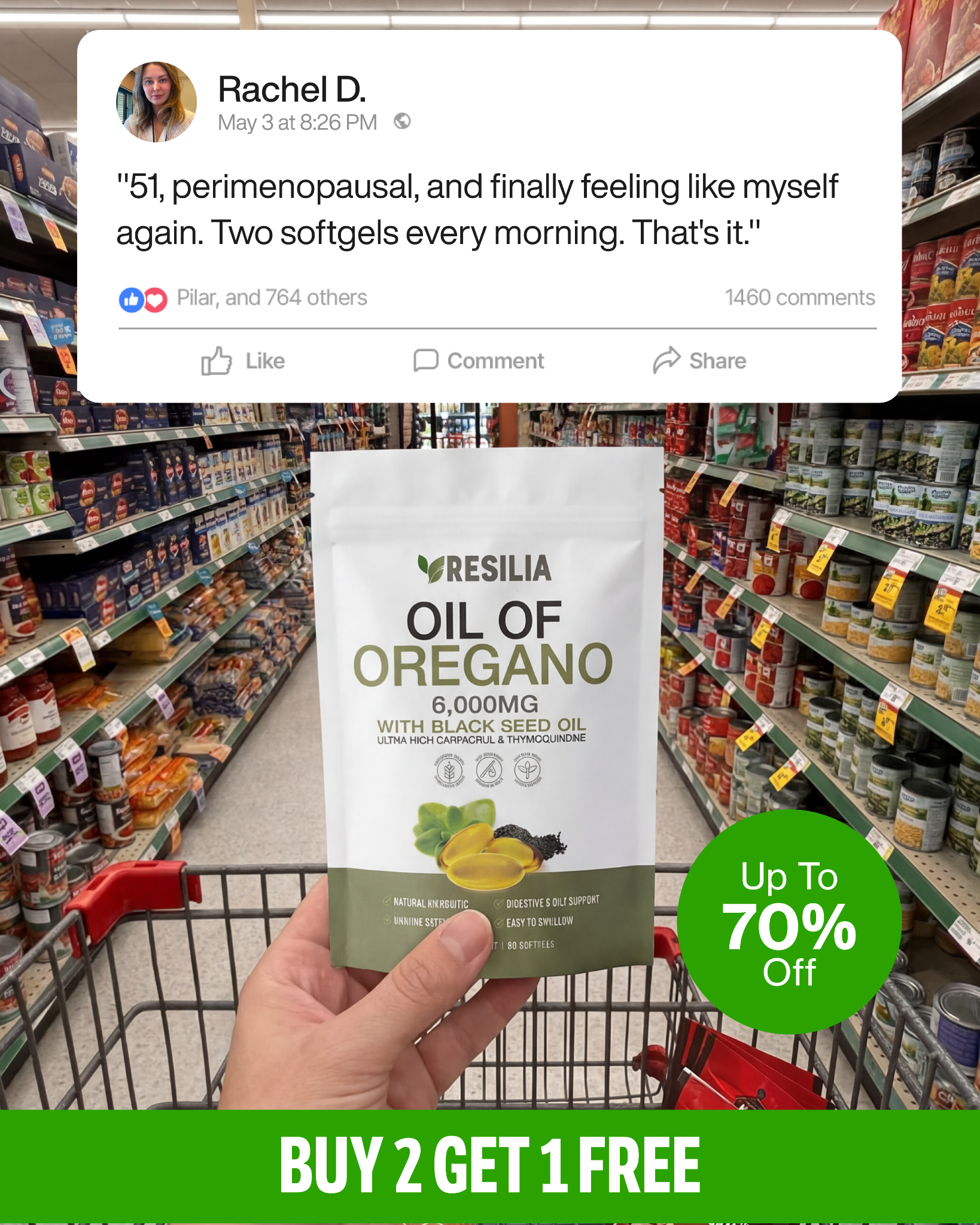 After 40 Wellness Facebook ad