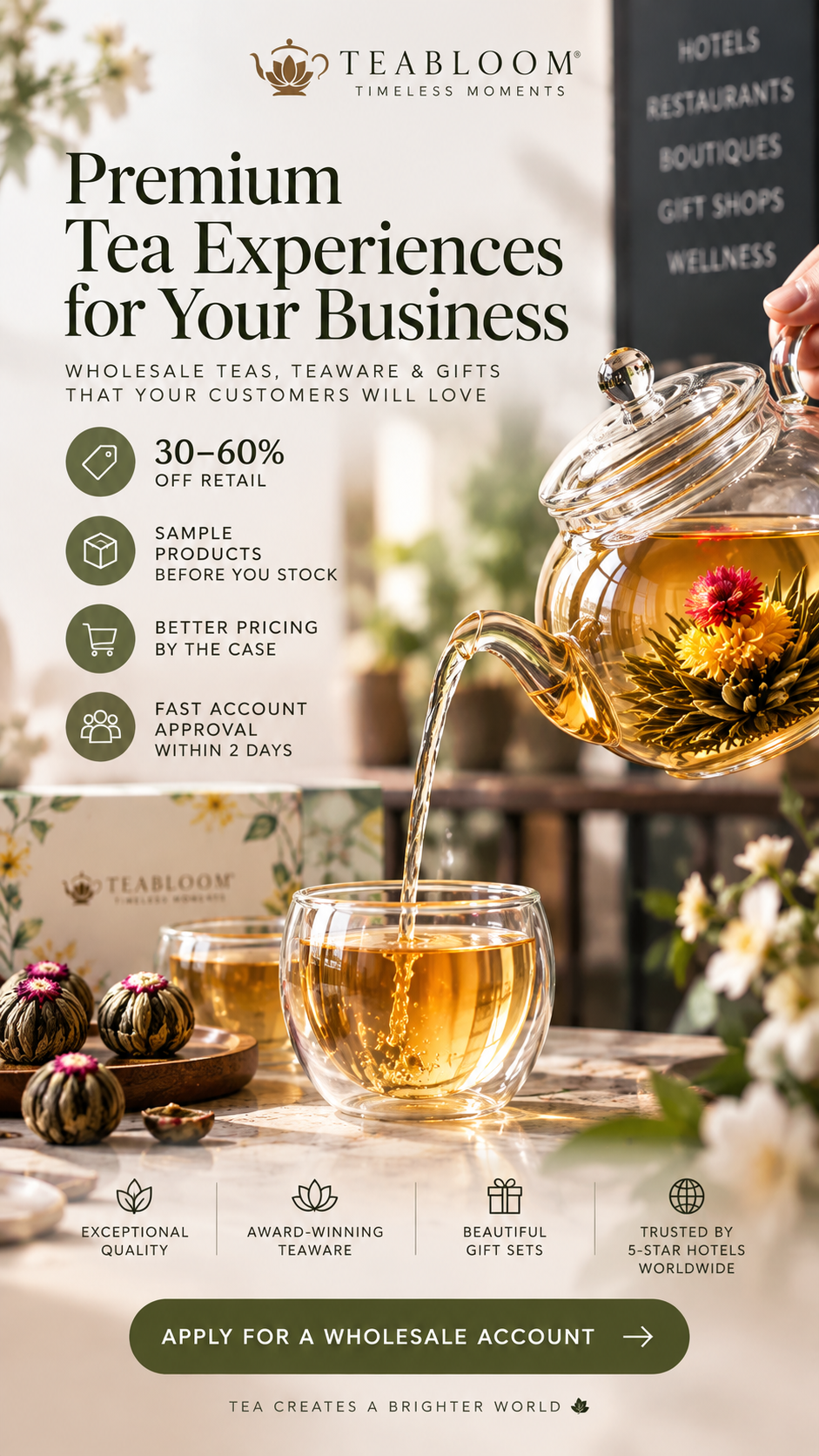 Teabloom Facebook ad