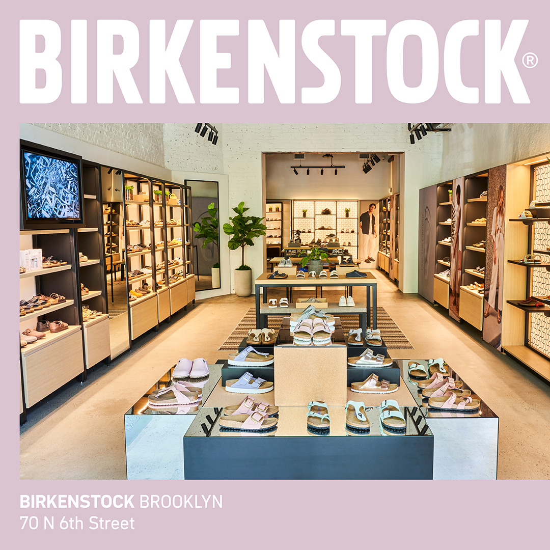 Birkenstock Facebook ad: Sandals, reimagined buckles and refined loafers.