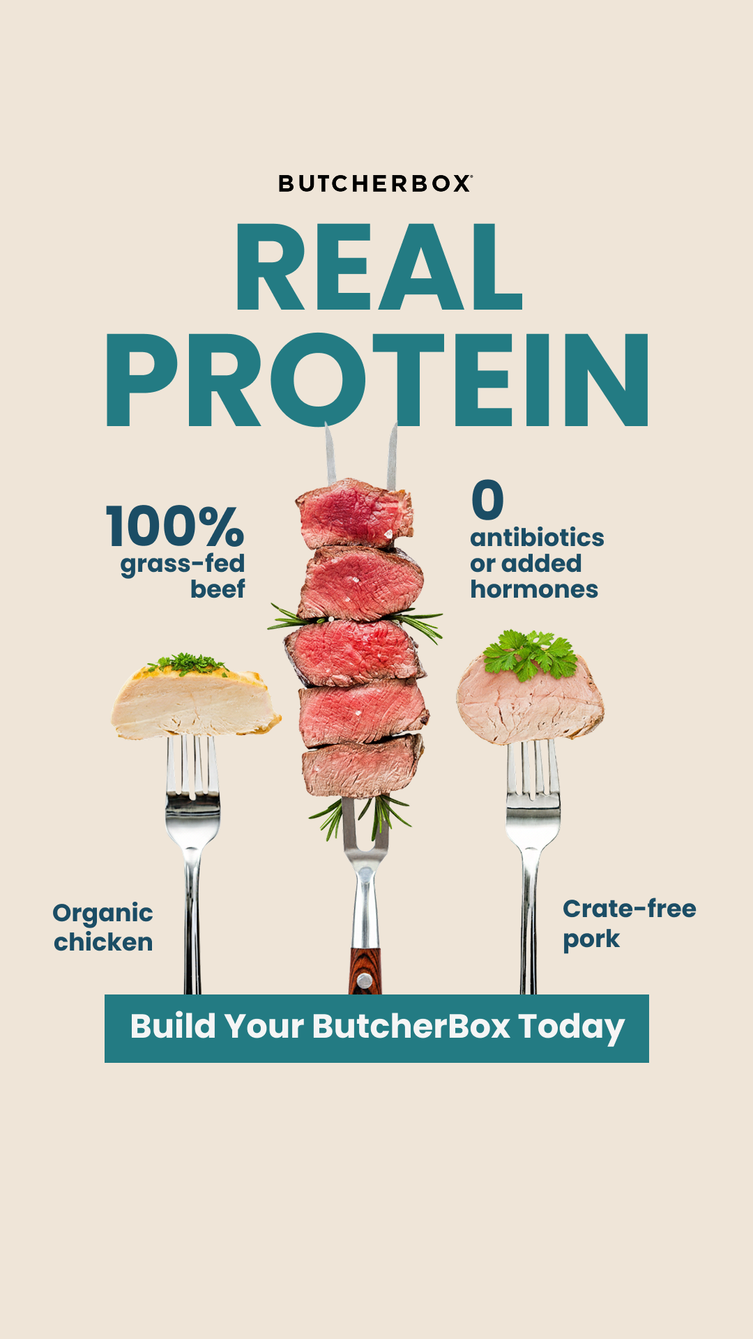 ButcherBox Facebook ad