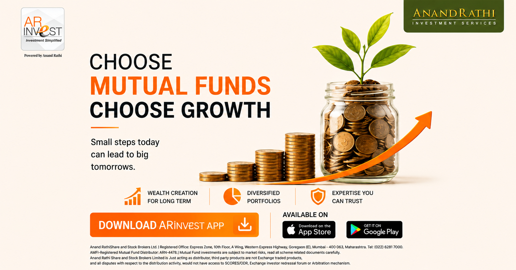 Anand Rathi Shares and Stock Brokers Limited Facebook ad