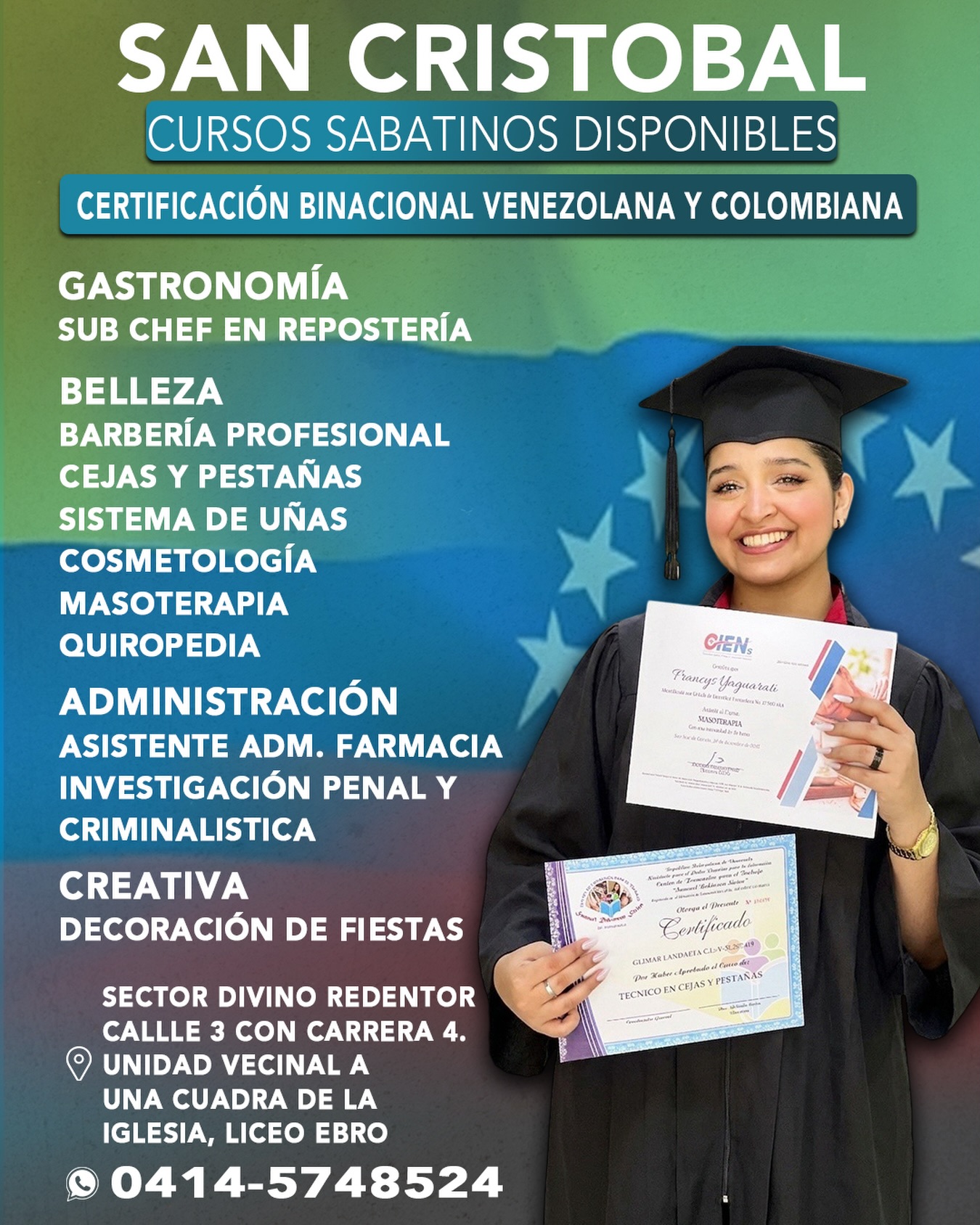 TucursoTachira Facebook ad: ¡SAN CRISTÓBAL, llegó tu momento!