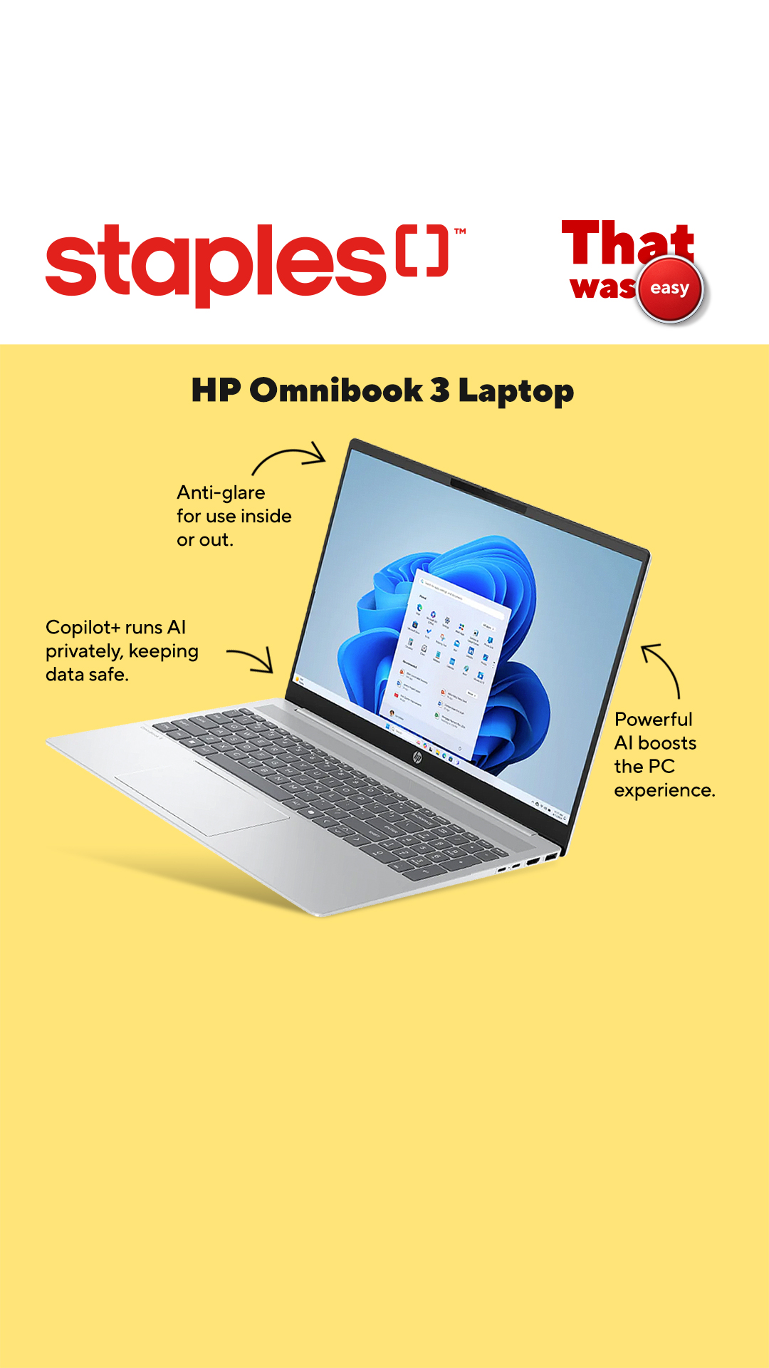 Staples Canada Facebook ad