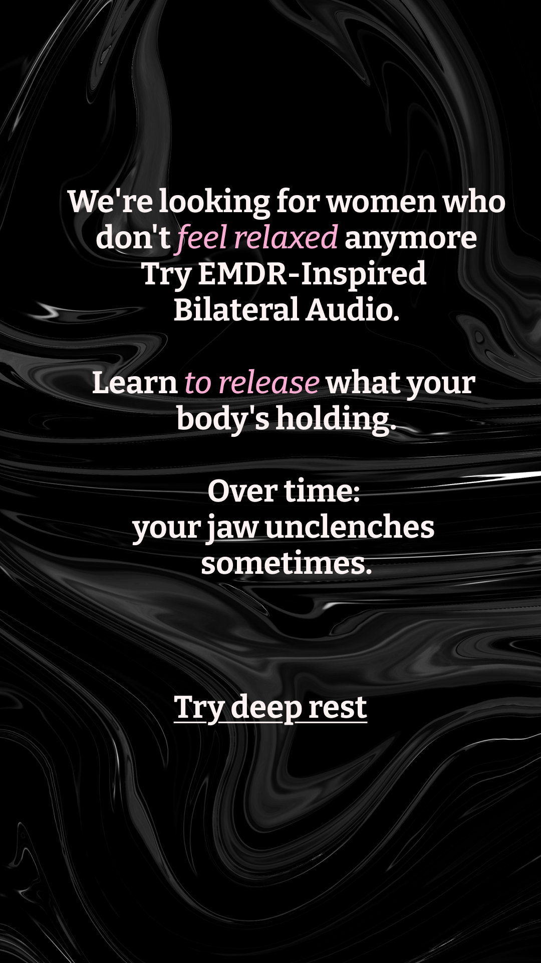Calm Facebook ad