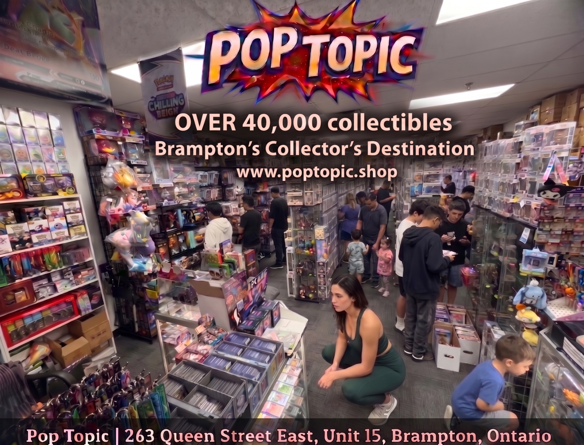 Poptopic.shop Facebook ad: POP TOPIC