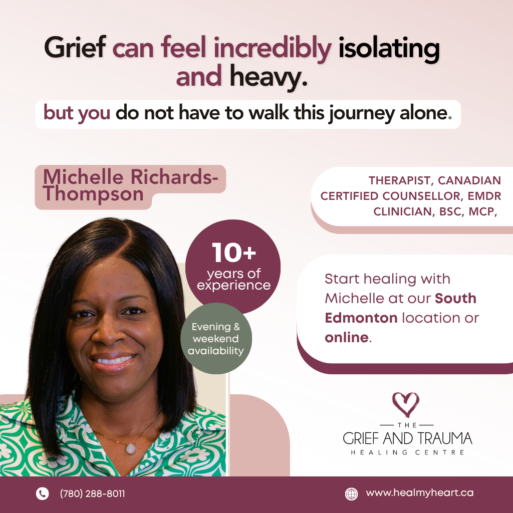The Grief and Trauma Healing Centre Facebook ad