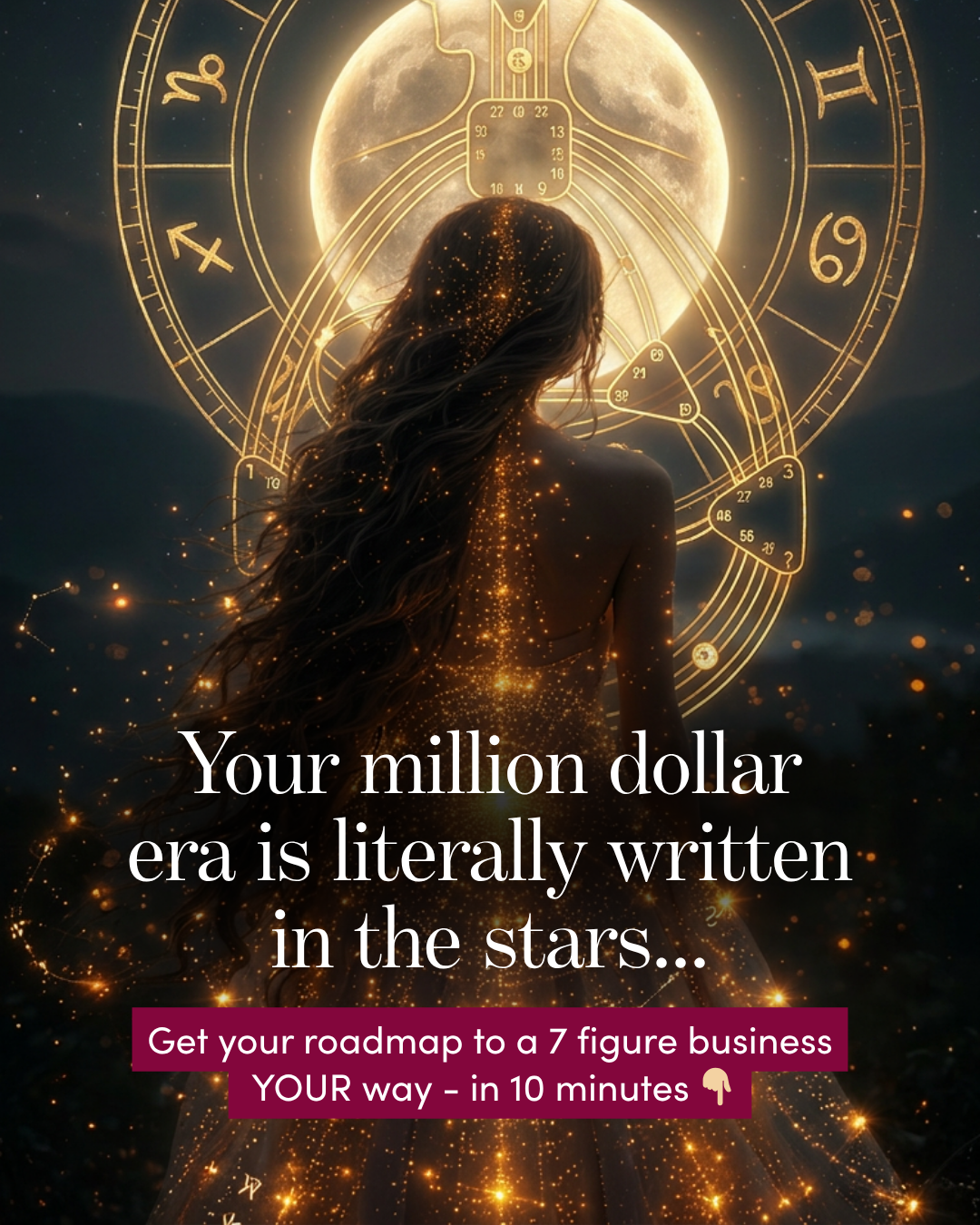 Karla Maree - Feminine Biz Mentor + Human Design & Astro Strategy Facebook ad