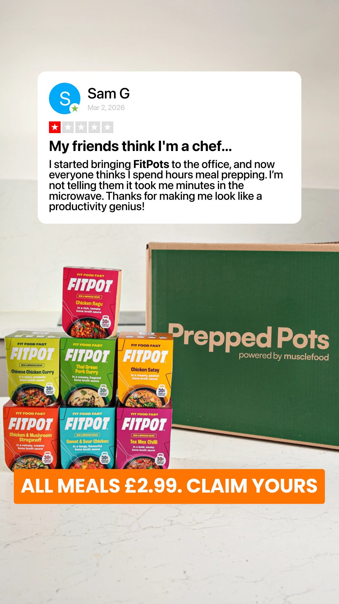 Prepped Pots Facebook ad