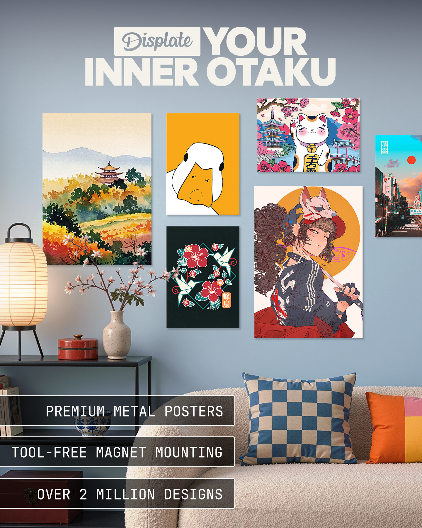 Displate Facebook ad