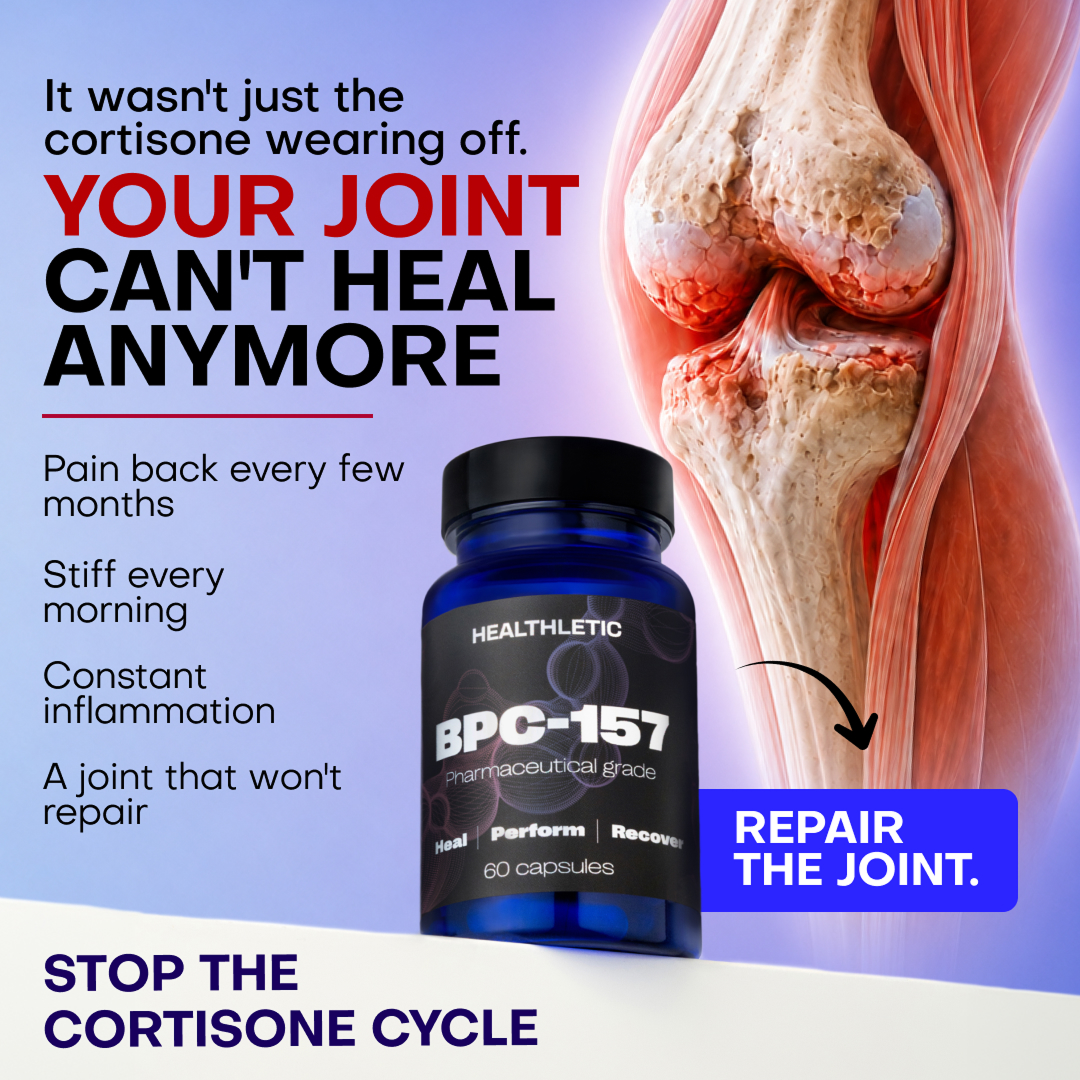 Healthletic News Facebook ad: The Hidden Reason Your Body Stopped Recovering