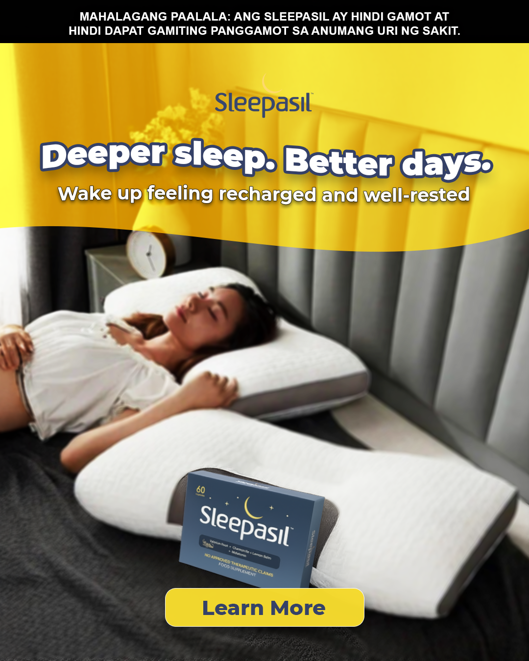 SLEEPASIL Facebook ad