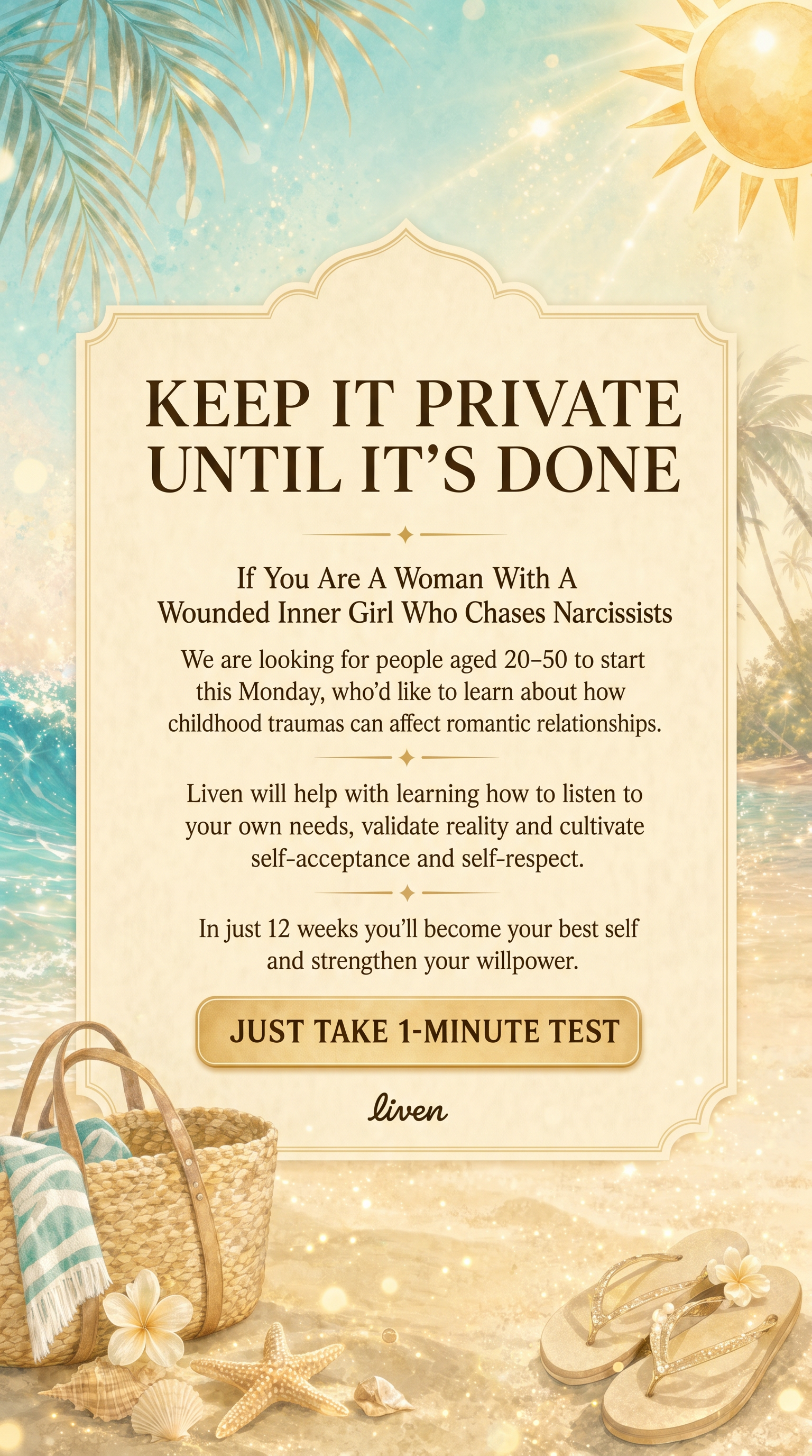 Olivia Parker Facebook ad