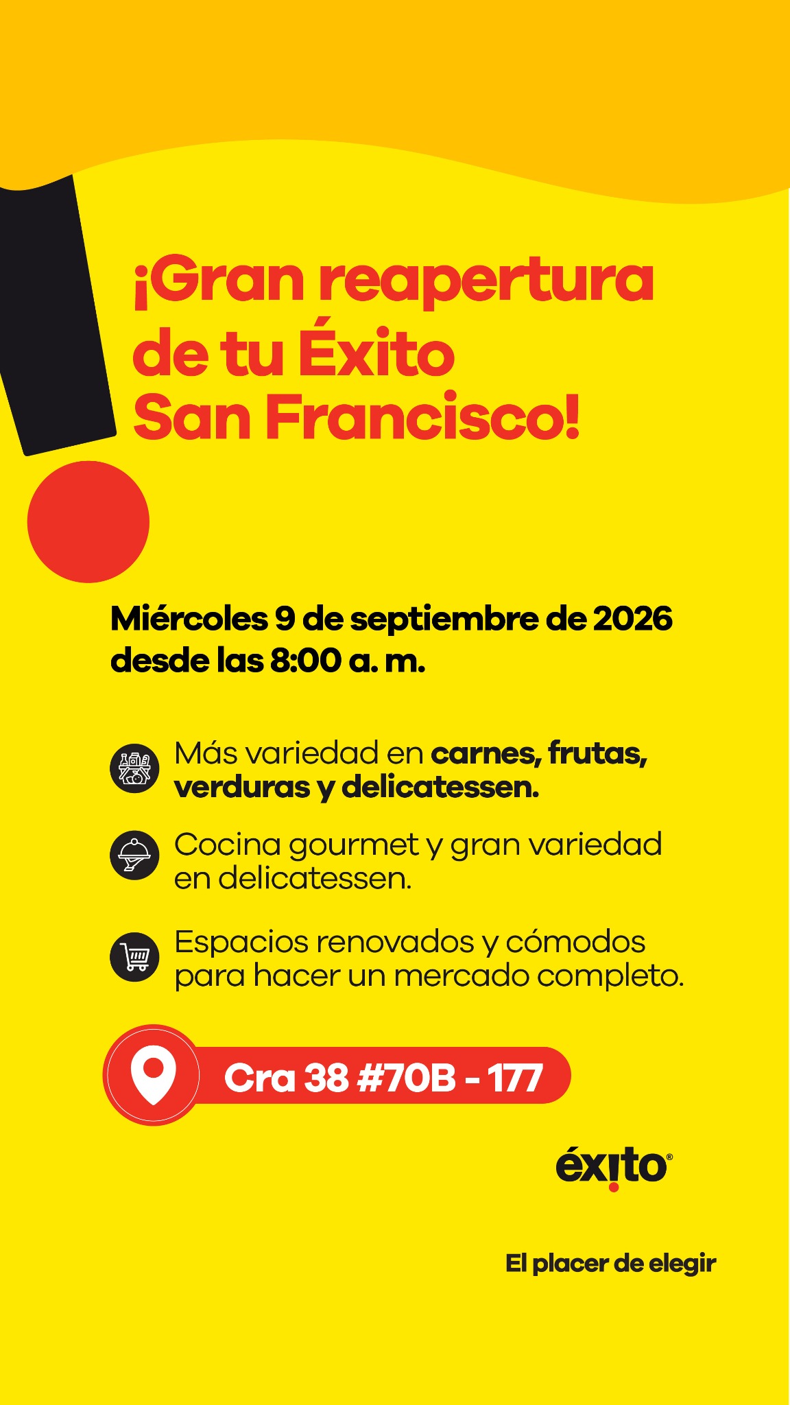 Éxito Facebook ad: Ven y disfruta de esta gran reapertura con…