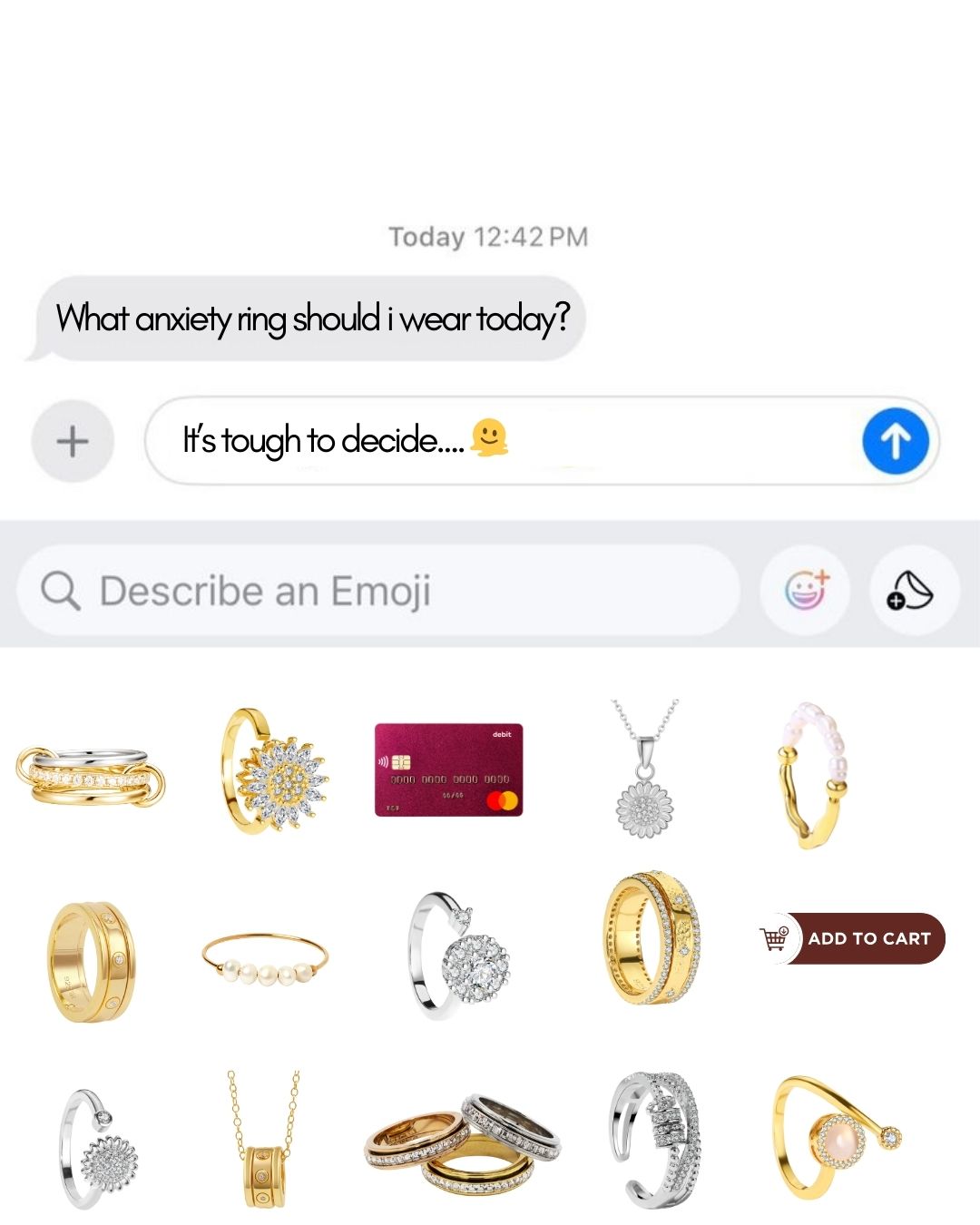 Worry Rings Facebook ad