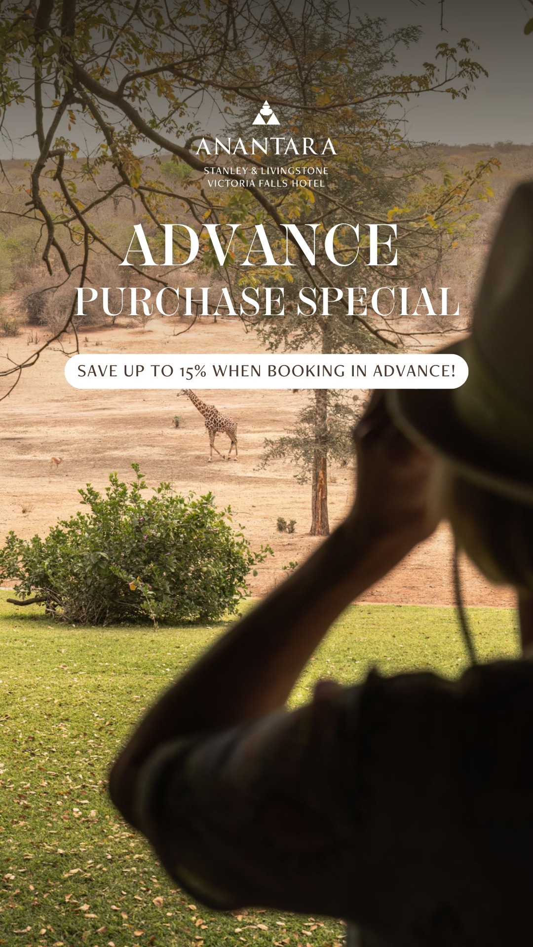 Anantara Stanley & Livingstone Victoria Falls Facebook ad
