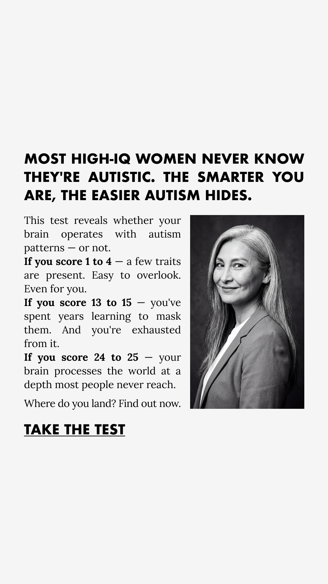Brain Health Check Facebook ad