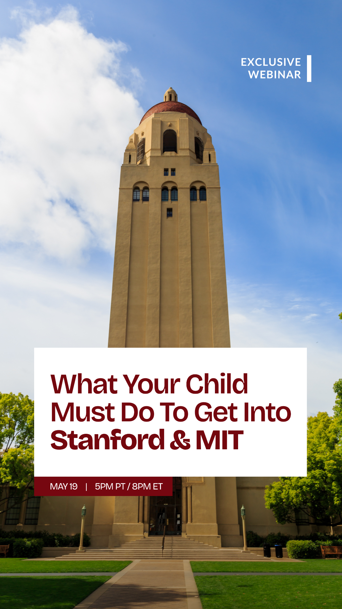 Crimson Education Facebook ad