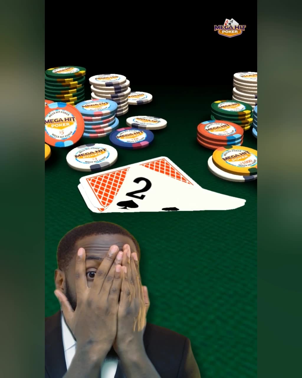 Mega Hit Poker Facebook ad