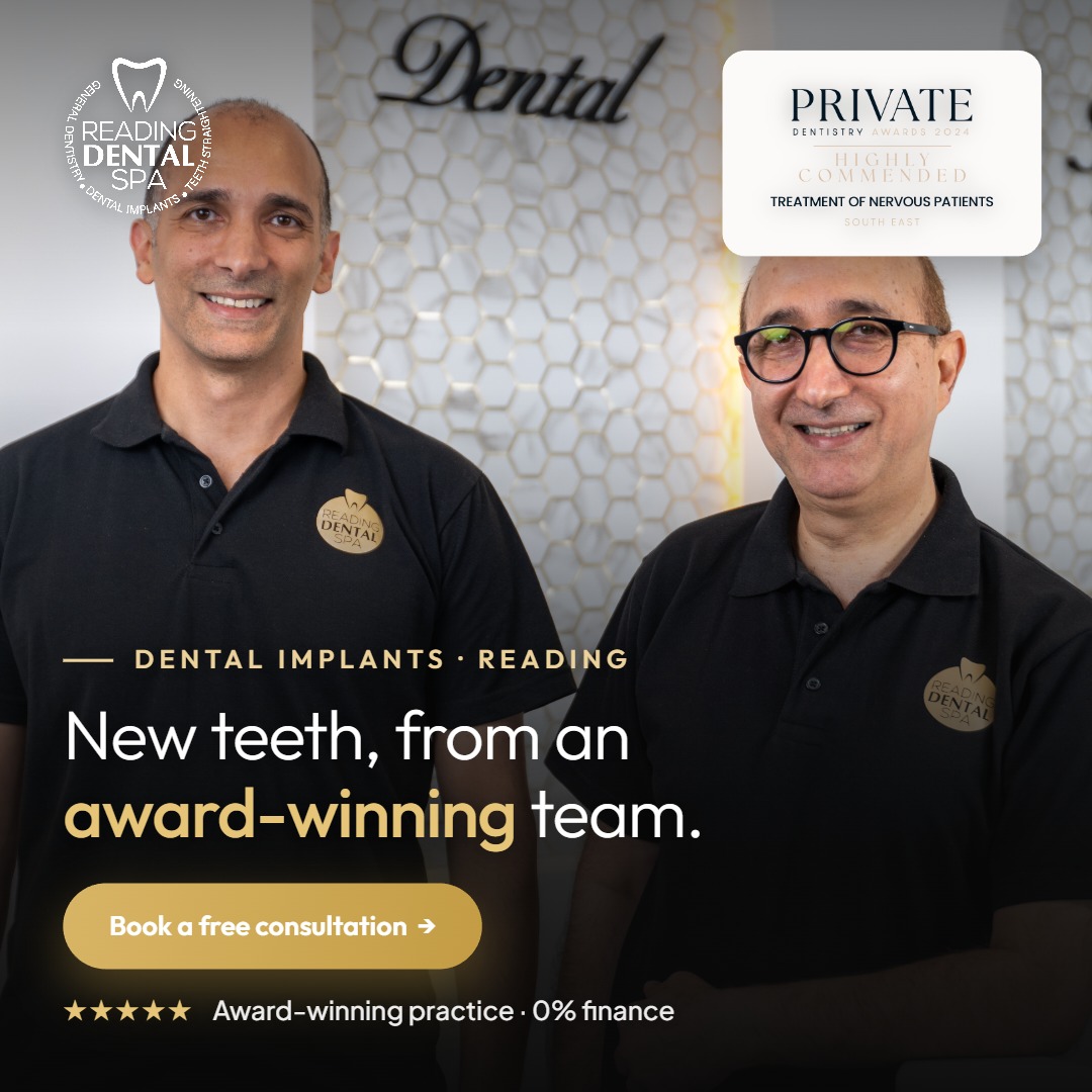Reading Dental Spa Facebook ad from Jul 6, 2026