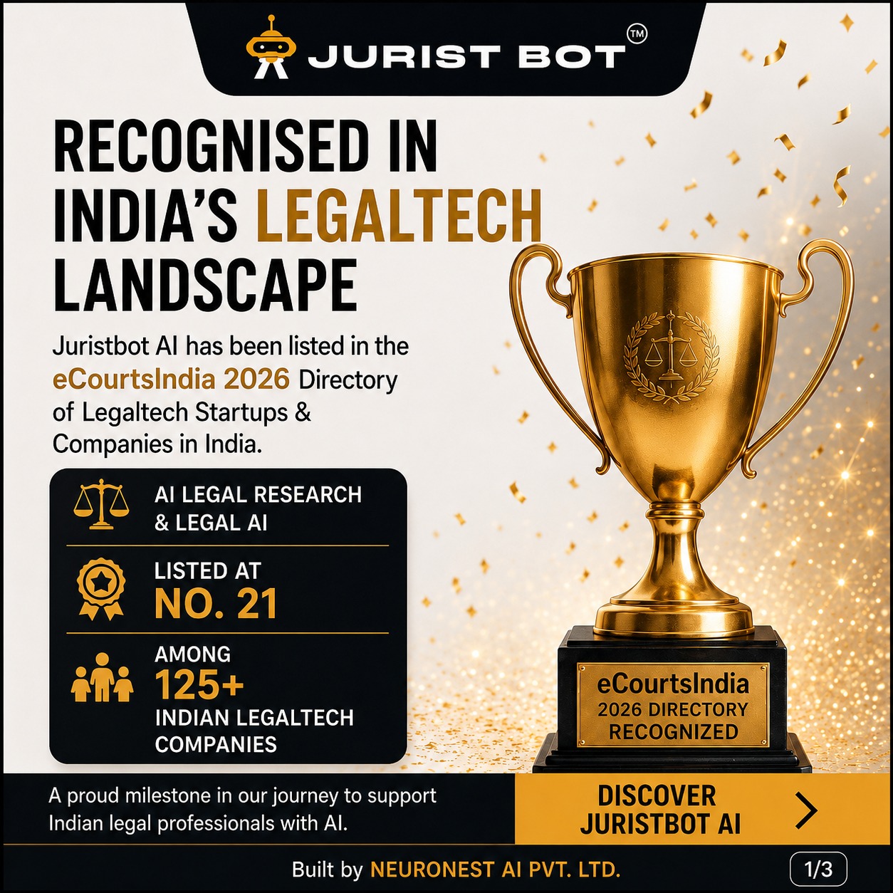 Jurist Bot Facebook ad: Juristbot AI, No.