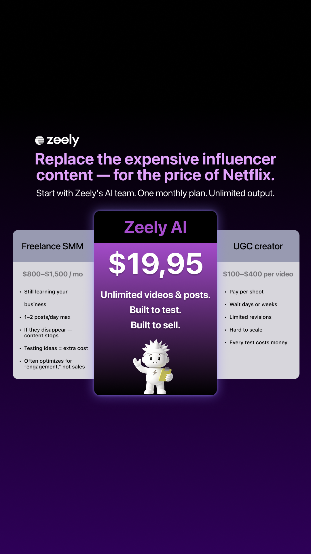 Zeely Facebook ad